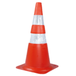 CONE FLEXÍVEL REFLETIVO 70CM